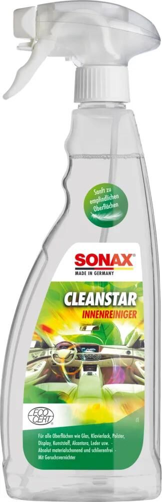 Sonax interiørrens cleanstar ecocert interiørrens 750 ml cleanstar ecocert