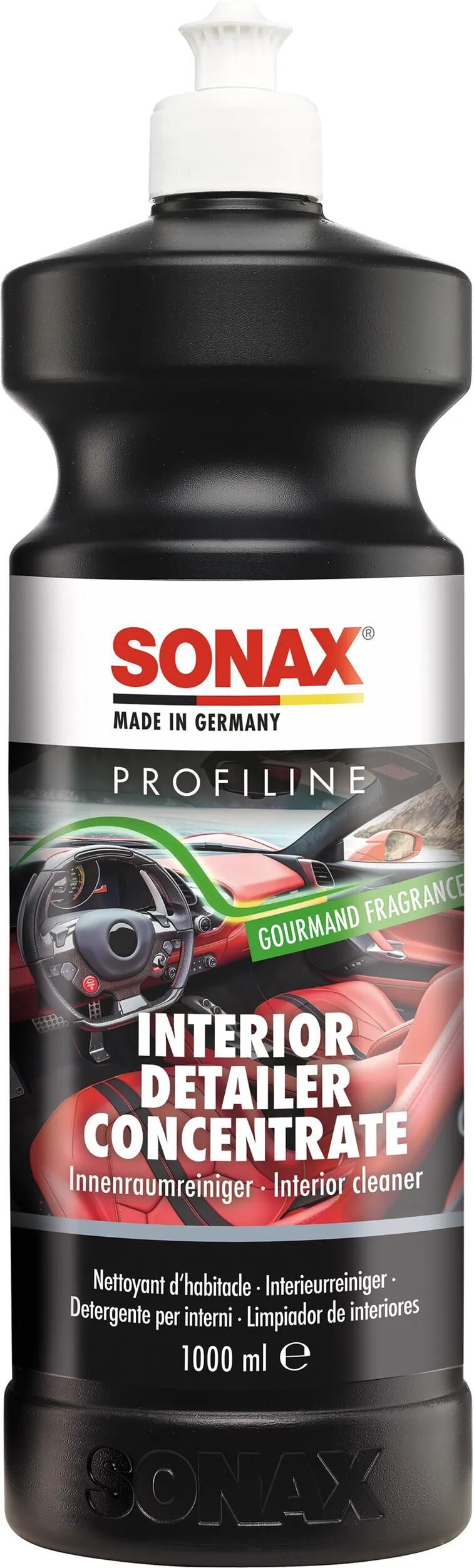 Sonax indretningsrens indretningsdetailer koncentrat interiørdetaljer 1 l vandflasker koncentrat