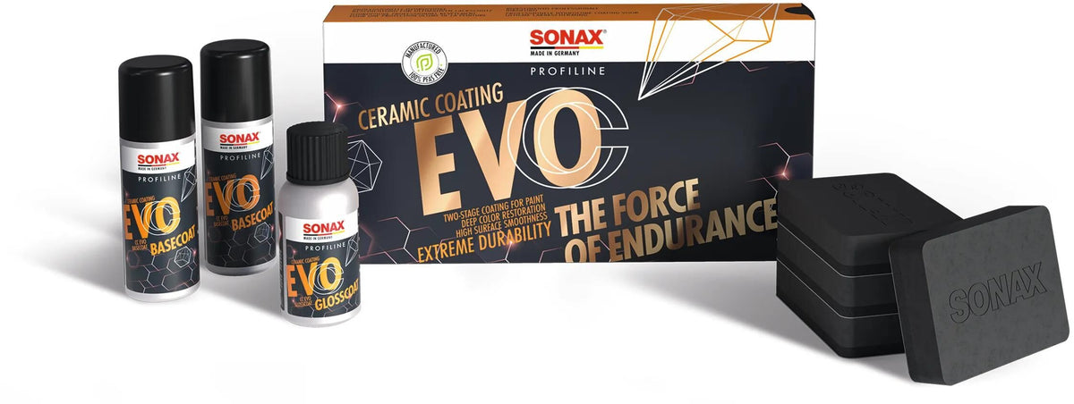 Sonax lackversiegelungs-sæt keramiccoating cc evo ceramiccoating cc evo 8 dele