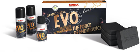 Sonax lackversiegelungs-sæt keramiccoating cc evo ceramiccoating cc evo 8 dele