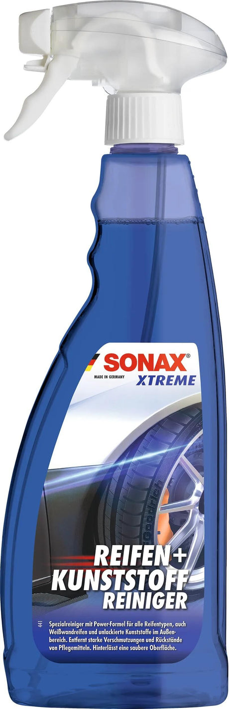 Sonax special cleaner xtreme reifen+plastic cleaner dæk+plastic cleaner flaske 750 ml
