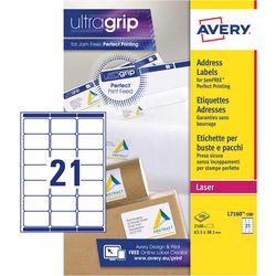 Avery -l7160-100-laseretiketten