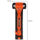Westcott ac-p30001 2i1 førstehjælp kun nødhammer 2 stk orange