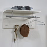 FMD FMD Wall Coat Rack 72x29.3x34.5 cm hvid