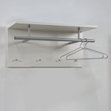 FMD FMD Wall Coat Rack 72x29.3x34.5 cm hvid