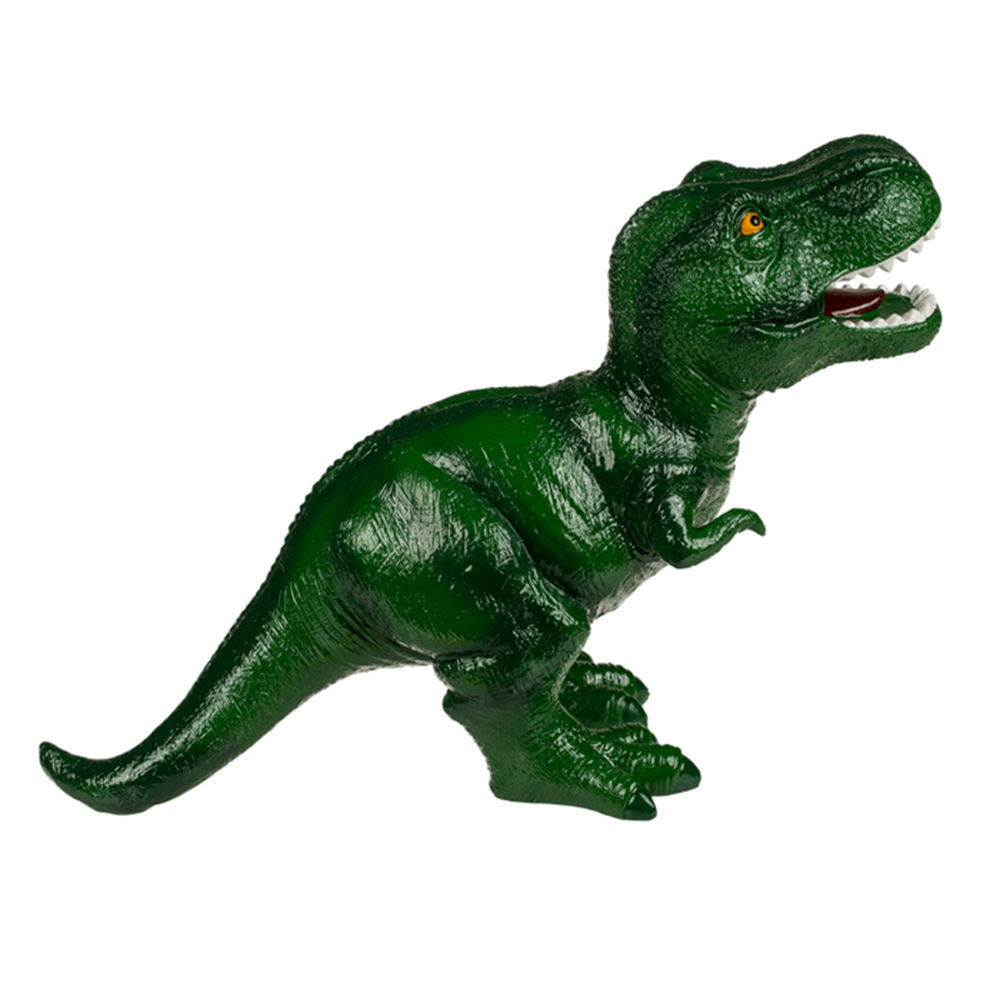 Pengekasse, grøn dinosaur, ca. 22x32 cm