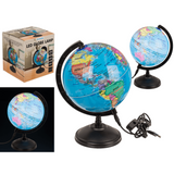 Bordlampe med LED, globus. height approx.