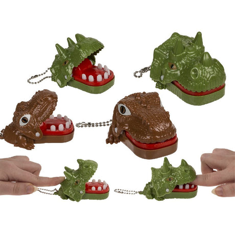 Andre mærker nøglering dino med tandpine assorteret