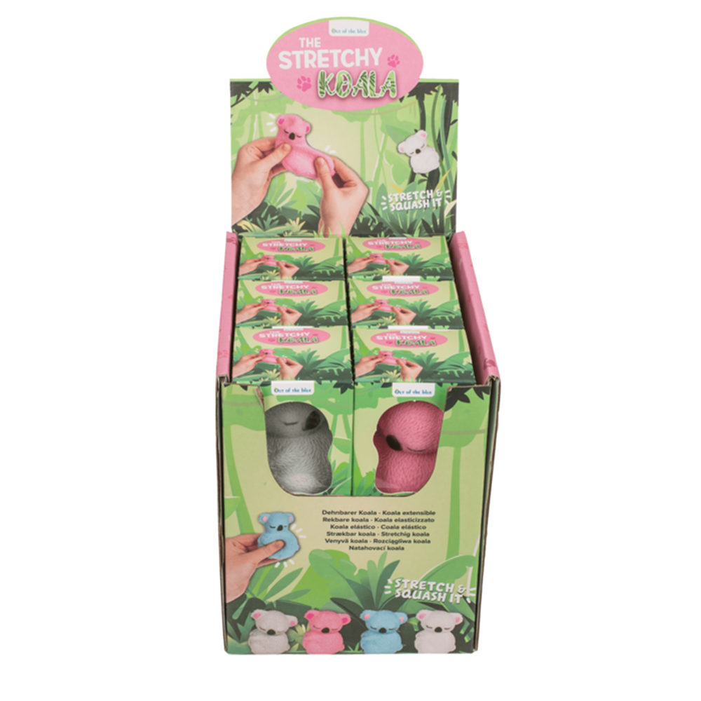 Dsp stretch koala, 7,5 cm. 4 farver. 12