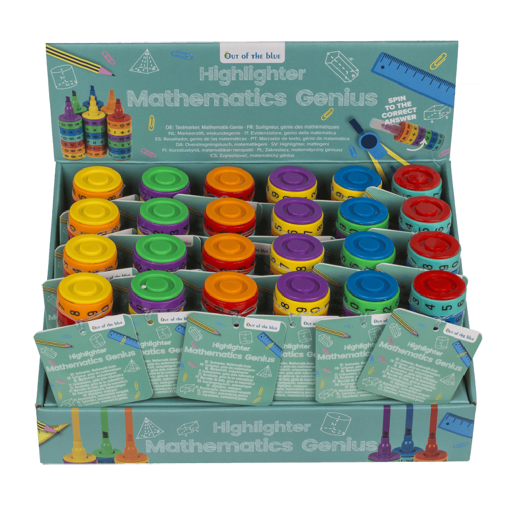 Dsp highlighter, matematik geni. 10,5x3