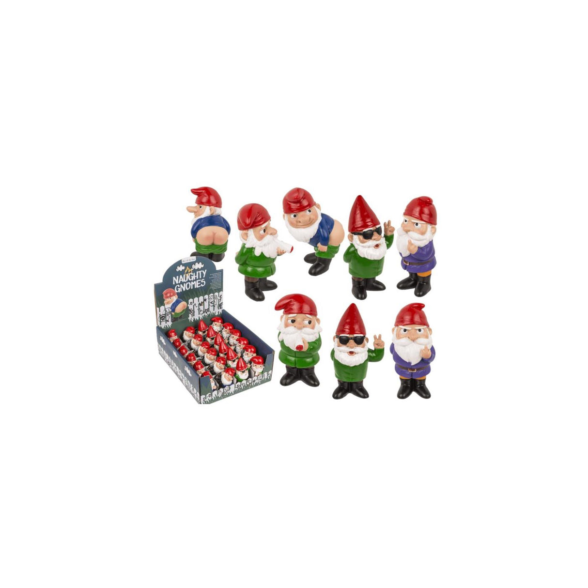 Ootb fræk nisse polyresin 4,5x7cm