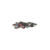 Ootb fedtstenshjerte med gravering håndlavet i Kenya 3cm 12 assorteret