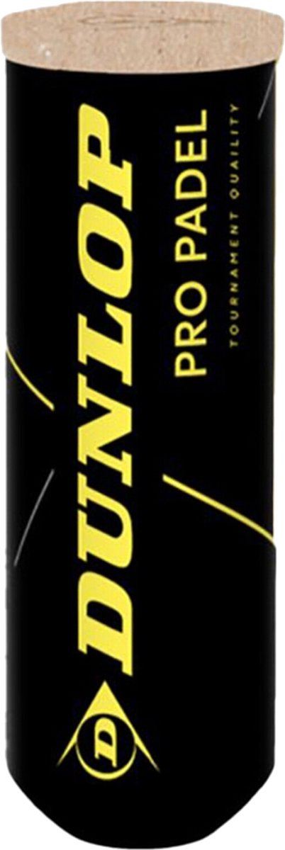 Dunlop - pro padel 3pet - unisex -padelballen - geel