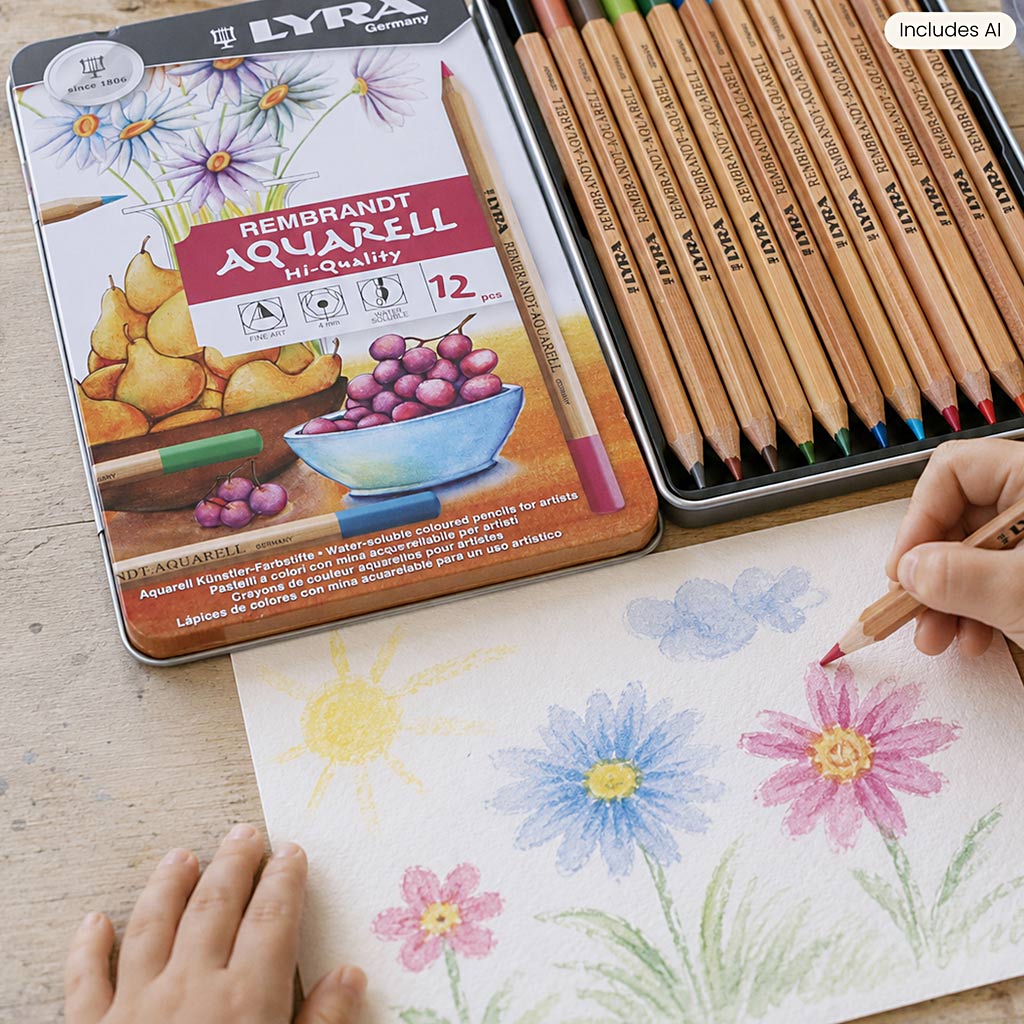Kreativ virksomhed https: www.cchobby.nl lyra-rembrandt-watercolor-pencils-various-colors-12-piece-1-box