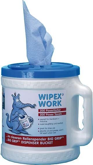 Nordvlies putz papir wipex-work m big grip dispenser spand wipex work