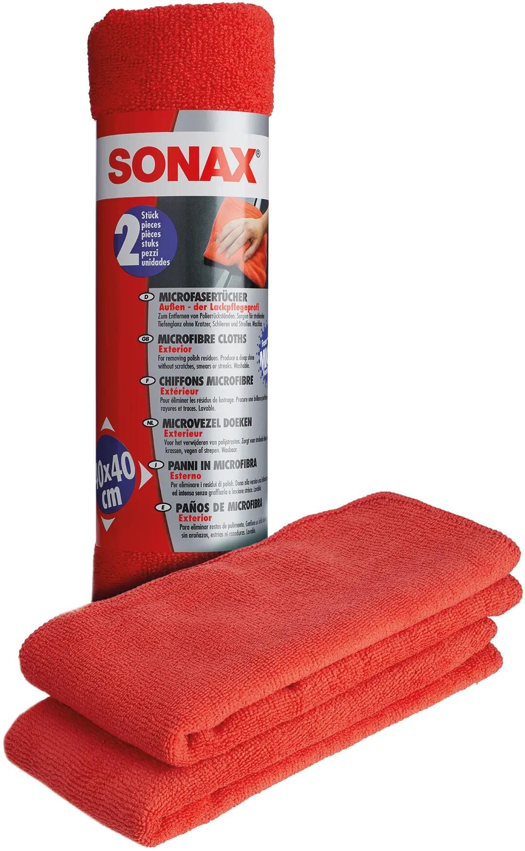 Sonax mikrofiberklud udvendig stk. 2 stk