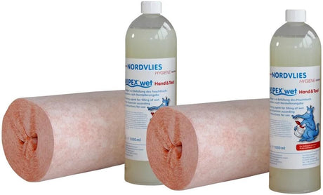 Nordvlies reinigungstuch vådt håndværktøj hånd+værktøj refill pakke 4 ro a 120 klude