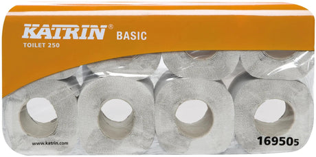 Nordvlies toiletpapir katrin basic toilet 250 toiletpapir 2-lags 64 hjul