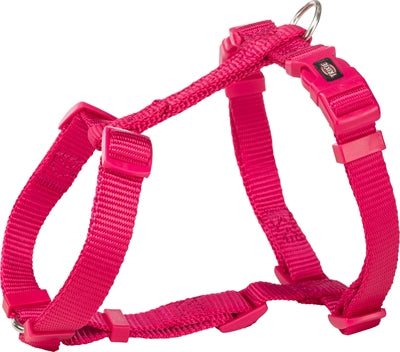Trixie hundesele premium h-sele fuchsia
