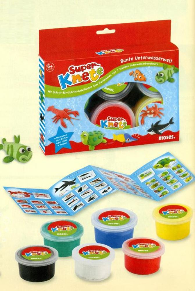 Super ler: farverigt verdensskum (4 stk)