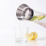 Hi Waterkaraf med filter 1,2 L gennemsigtig