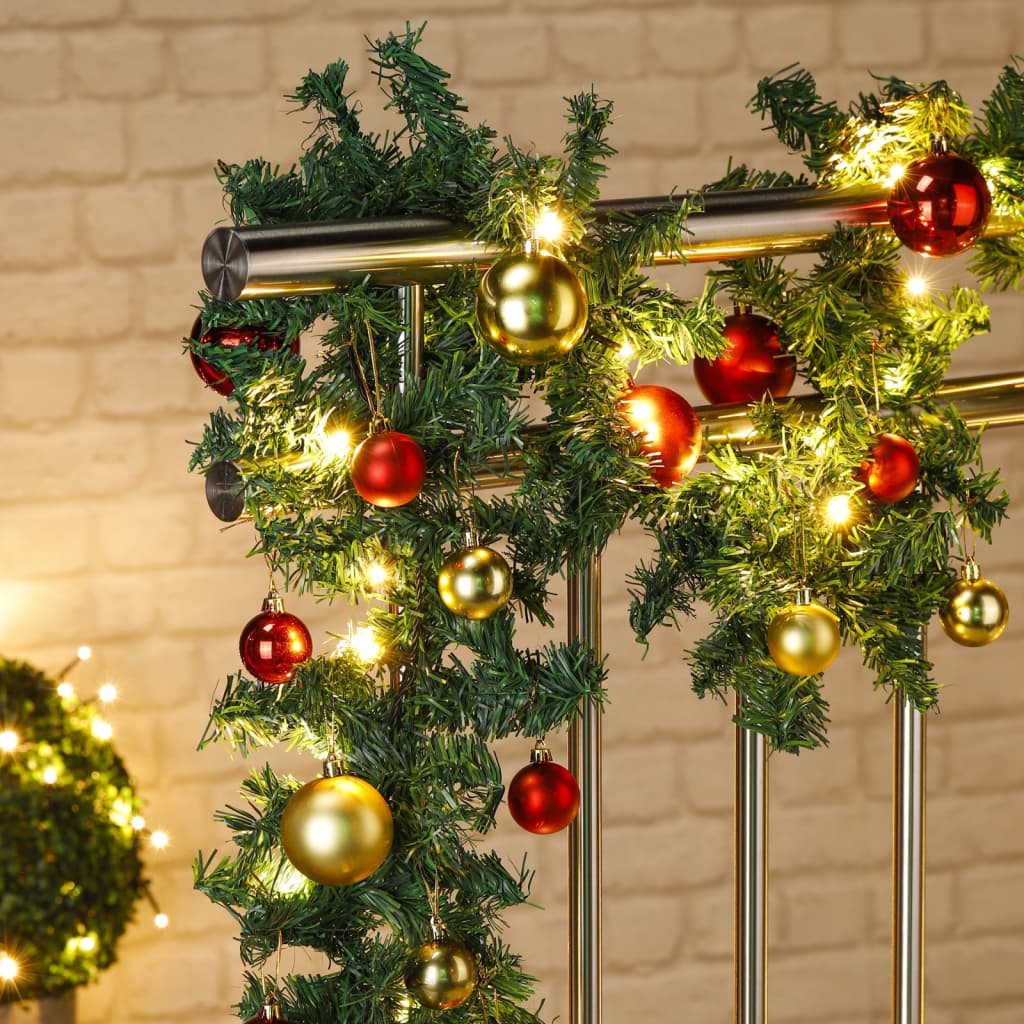 Hej julekarland med 80 varme hvide lysdioder 20 m