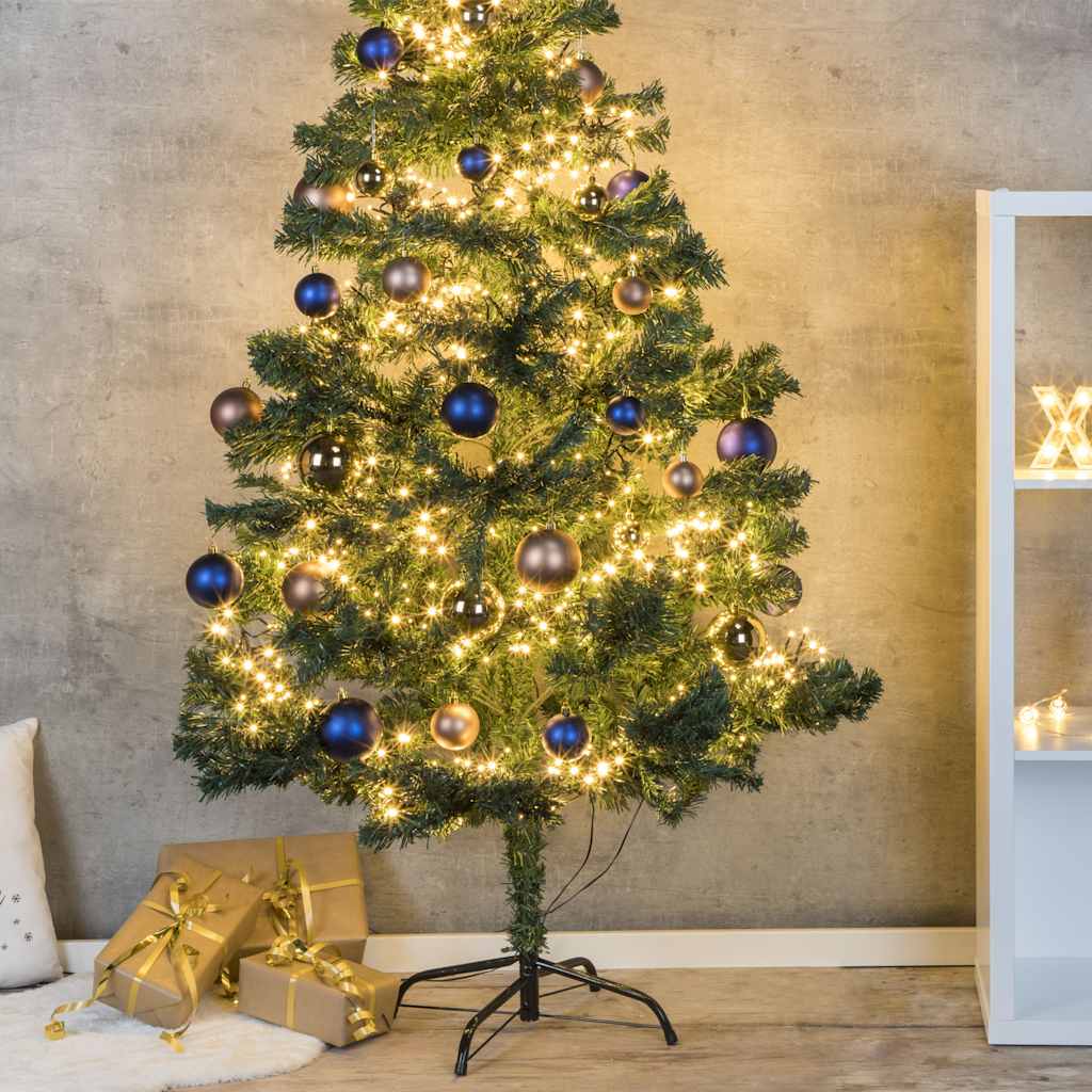 Hej juletræ med metalstandard 180 cm grøn