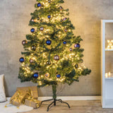 Hej juletræ med metalstandard 180 cm grøn
