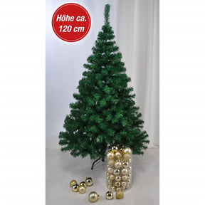 Hej hej juletræ med metal standard 120 cm grøn