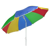 Hej Strandparasol 150 cm Multi -farvet