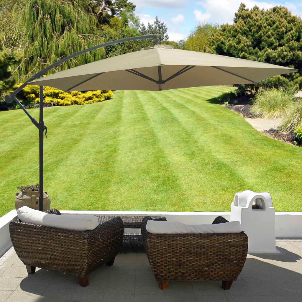 Hej hej flydende parasol UV50+ 3 m beige