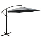 Hej hej flydende parasol 3 m anthracit -farvet