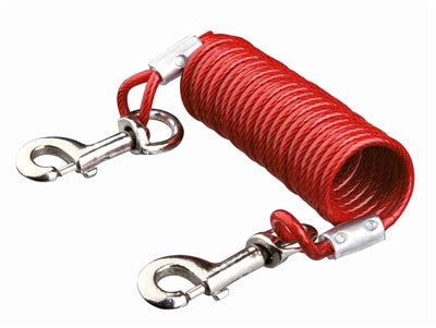 Trixie construction line with red spiral cable