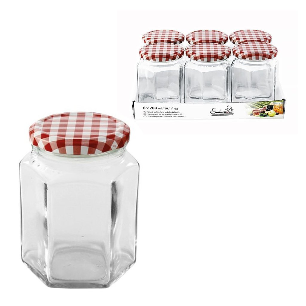 Andre mærker glaskonserveringsglas 288 ml 6 stk