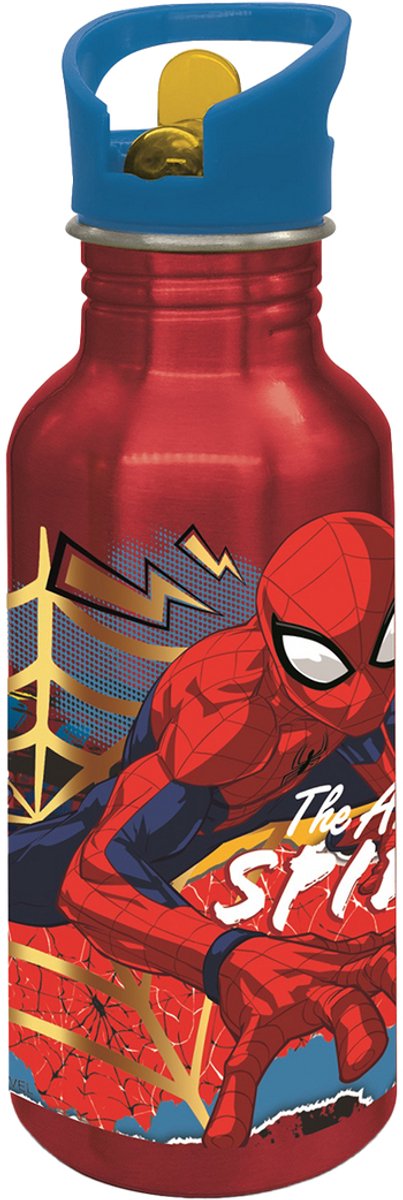 Euromic spiderman dagligt brug 545 ml aluminium flerfarvet