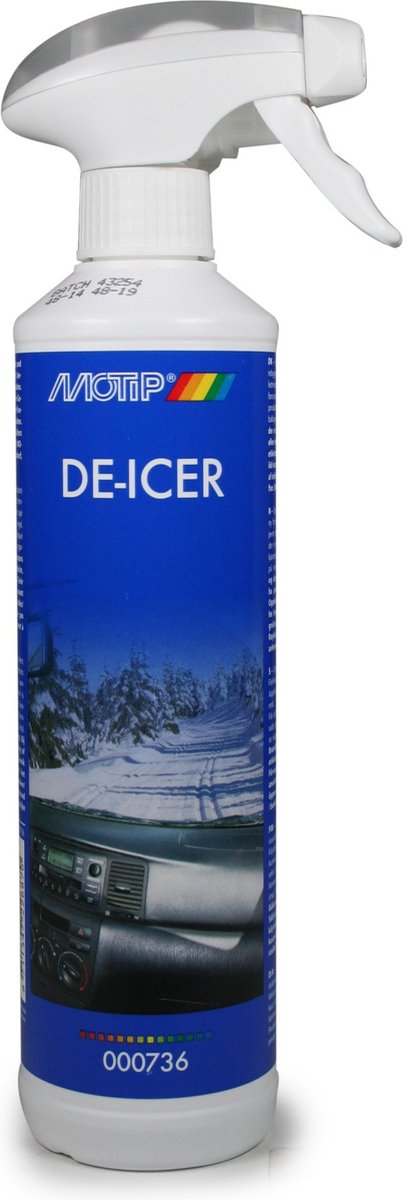 Motip vinduesdefroster spray - hurtigvirkende - frostvæske formel - 500ml