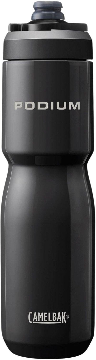 Camelbak podium isoleret stål vandflaske sort - 650ml
