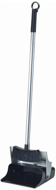 Nölle profi børste fejesæt fejesæt foldeskive aluminiumshåndtag, h=110cm