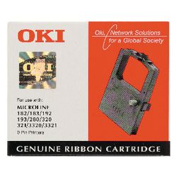 Printerbånd oki 0900-2303 nylon sort