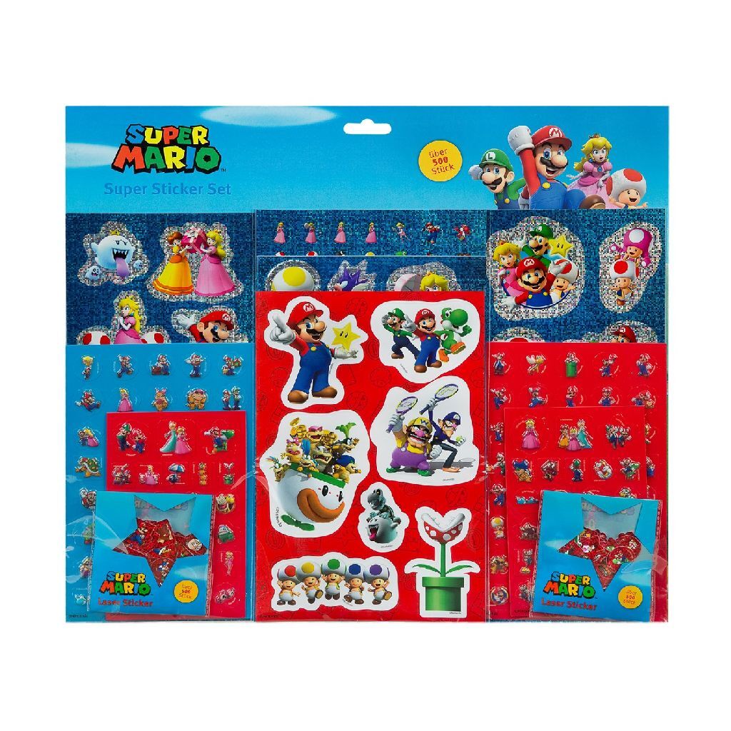Undercover super klistermærke sæt super mario