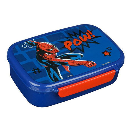 Undercover spiderman madkasse blå rød