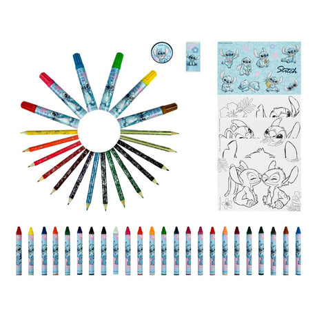 Lilo stitch tegnekasse - 51 stk