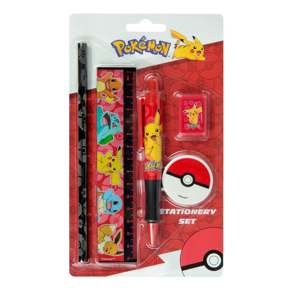 Undercover skrivesæt pokemon - 5 stk.