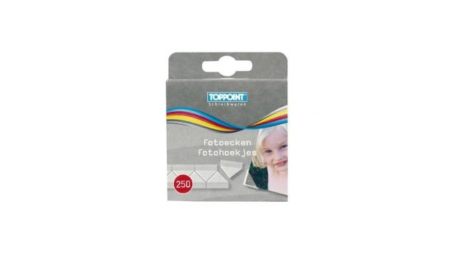 Toppoint fotohjørner 250 stk