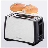 Cloer 3569 king size brødrister rustfrit stål sort