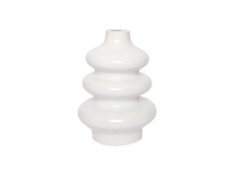 House of nature vase hvid telmen 28cm keramik
