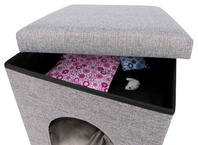 Trixie puf kattekurv relax-iglo alois grå
