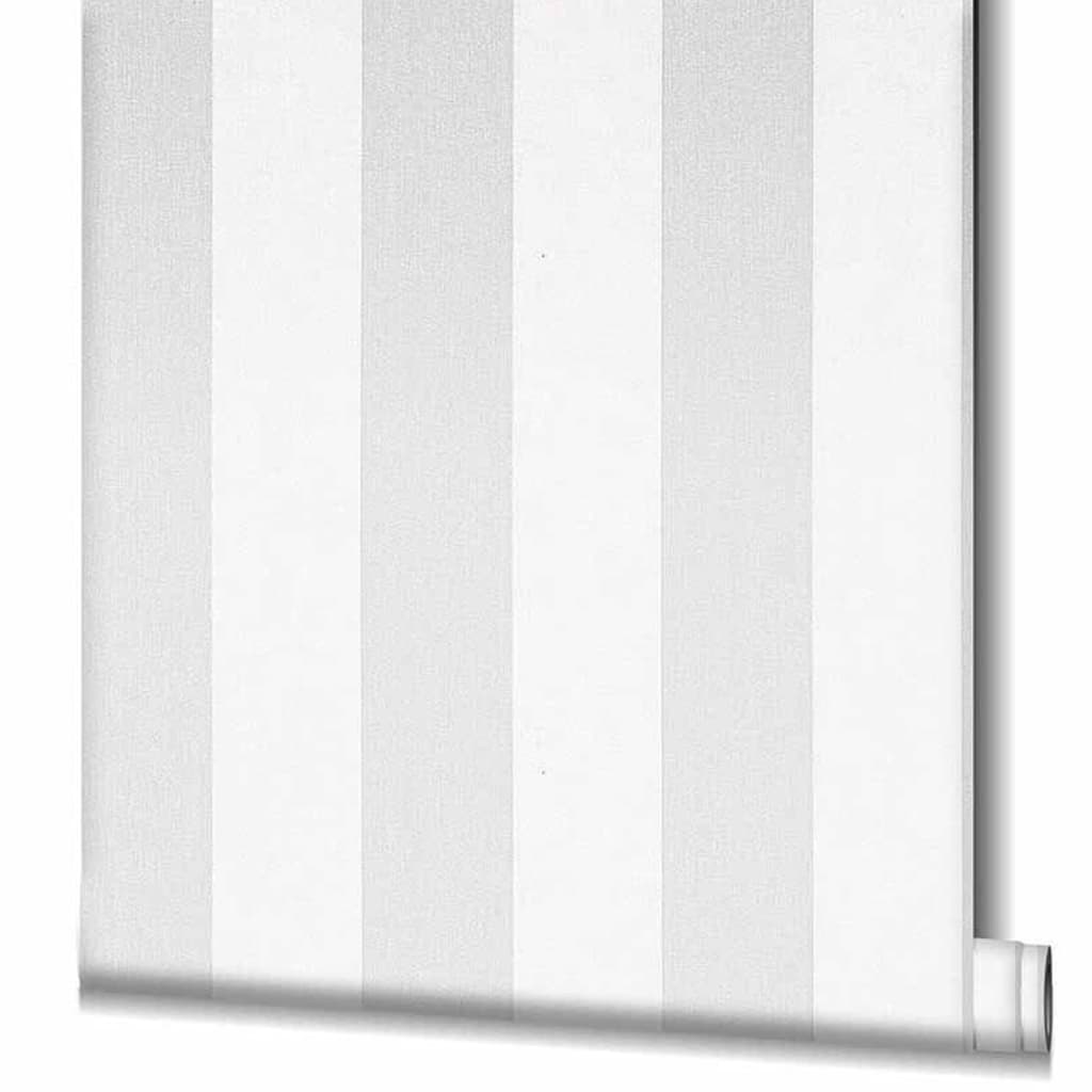 Noordwand Noordwand tapet Topchic Stripes Light Gray and White