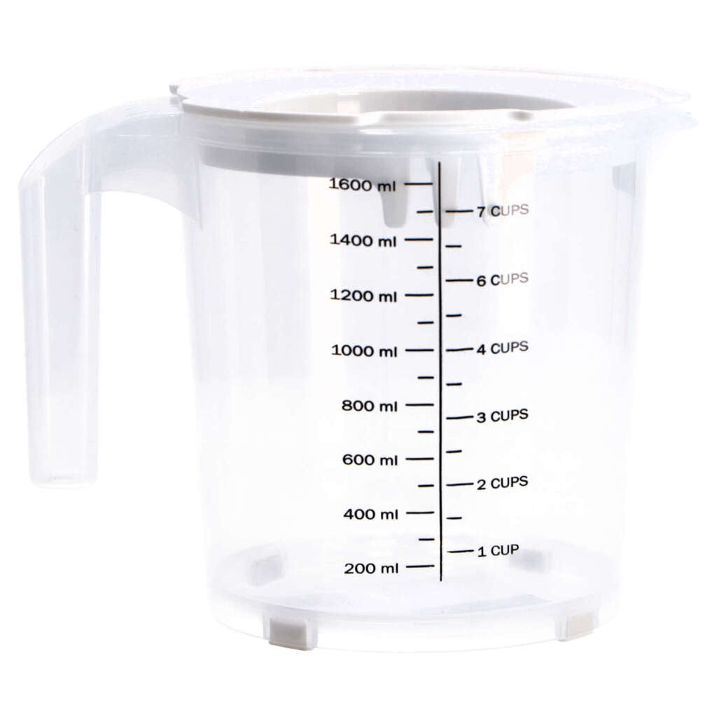 Diverse målebæger 1600ml