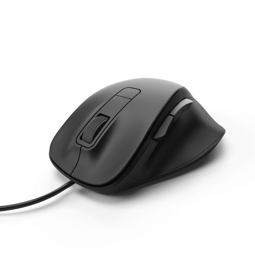Hama optisk mus med 6 knapper mc-500 med sort kabel
